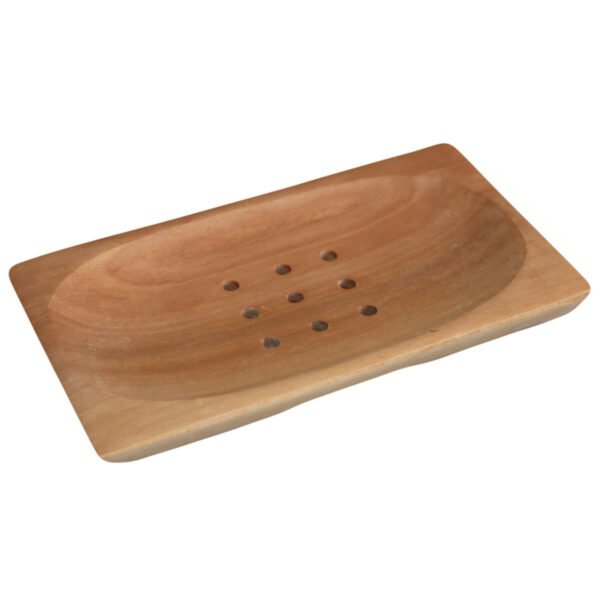 Jabonera de madera Hemu - Acanalada