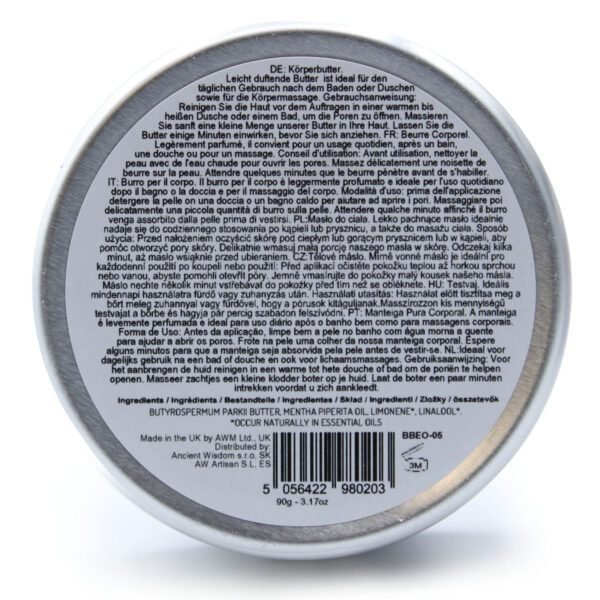 Manteca Corporal de Karité Aromaterapia 90g - Sándalo - Imagen 3