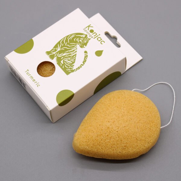 Esponja Facial Konjac - Cúrcuma - Antiarrugas - Imagen 2