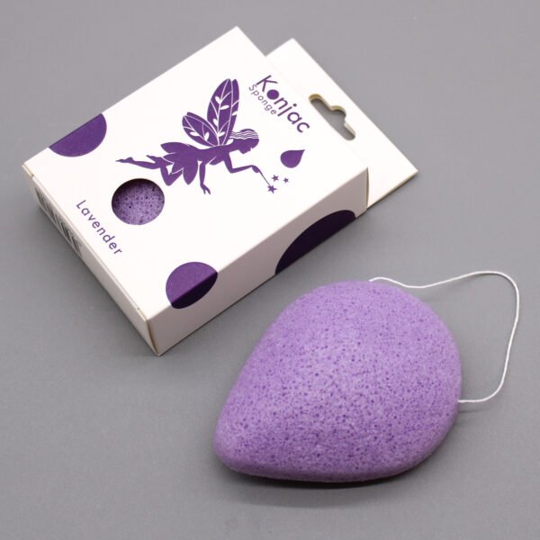 Esponja Facial Konjac - Lavanda - Calmante - Imagen 2