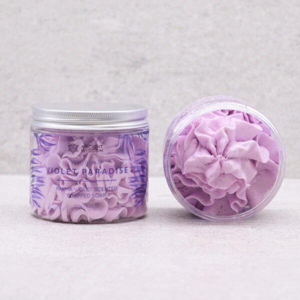 Jabón Crema Batida Violeta de Parma 120g - Imagen 2